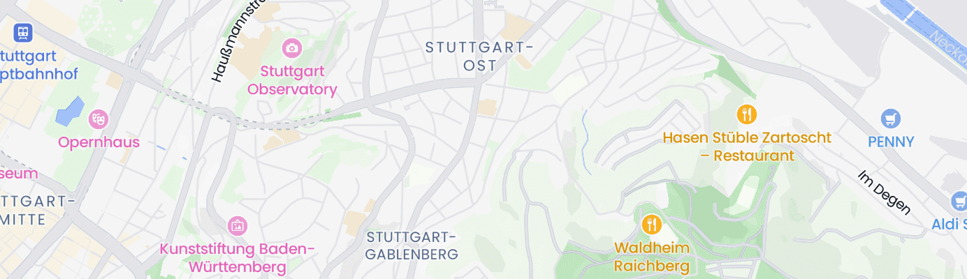 Karte mit dem ungefähren Standort