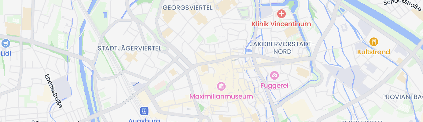 Karte mit dem ungefähren Standort