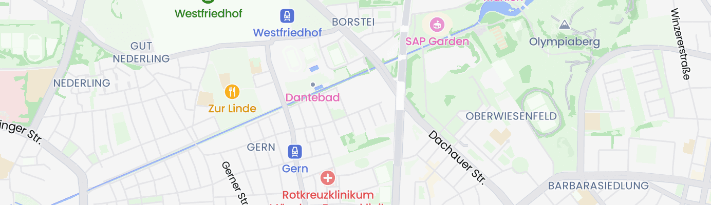 Karte mit dem ungefähren Standort