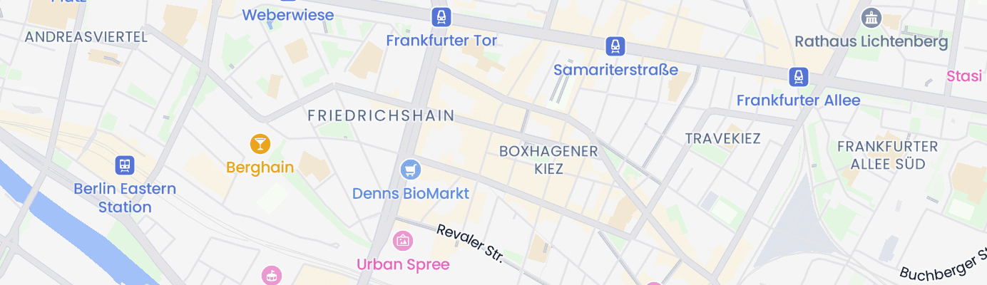 Karte mit dem ungefähren Standort