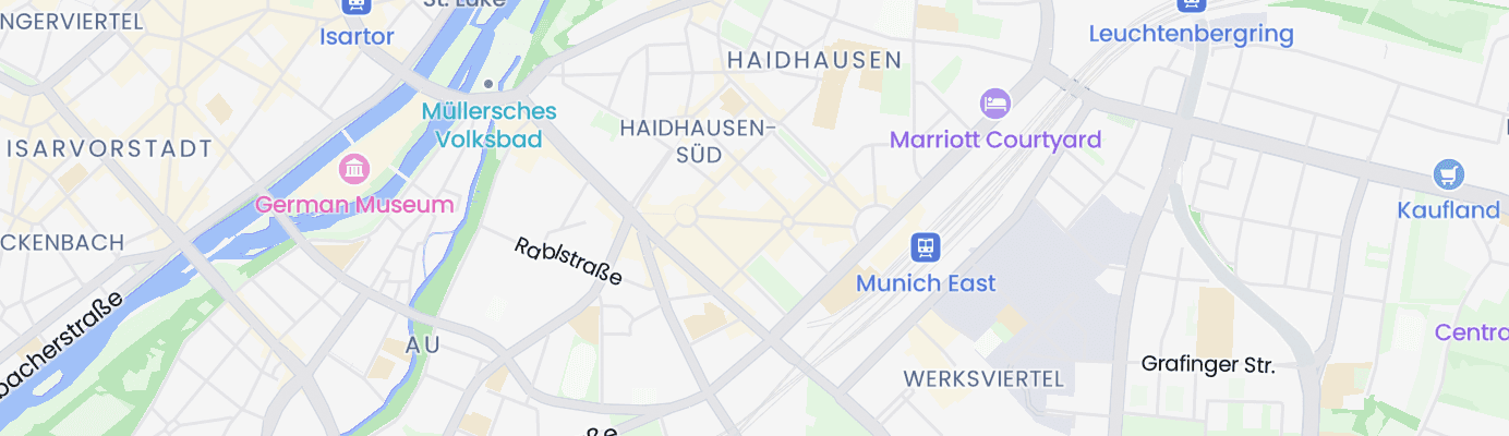 Karte mit dem ungefähren Standort