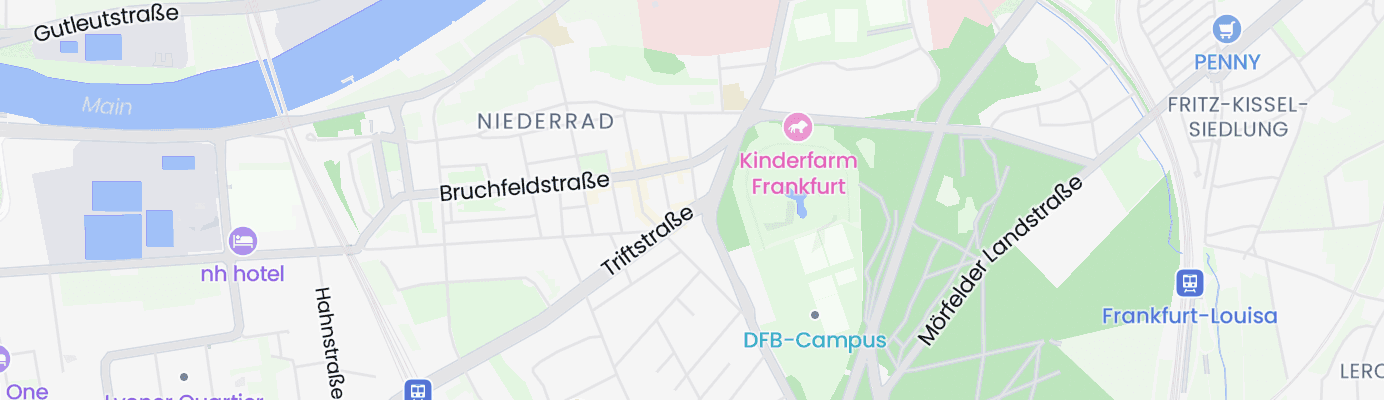 Karte mit dem ungefähren Standort