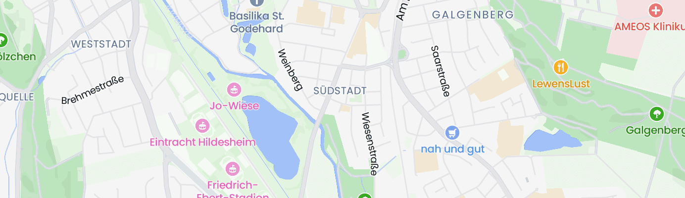 Karte mit dem ungefähren Standort