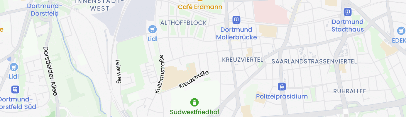 Karte mit dem ungefähren Standort
