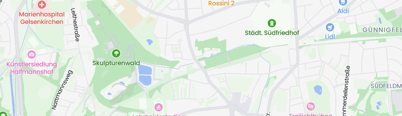 Karte mit dem ungefähren Standort