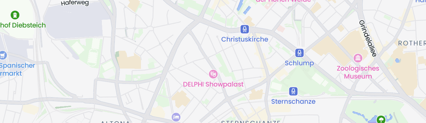 Karte mit dem ungefähren Standort